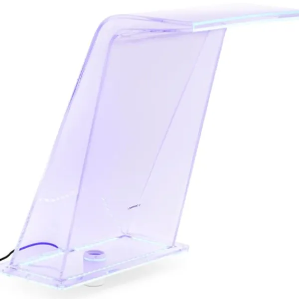 Hot Vandfaldstud med LED-belysning 45 cm, vandgennemstrømning 395 mm Springvand & Damme