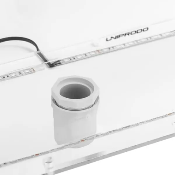 Hot Vandfaldstud med LED-belysning 45 cm, vandgennemstrømning 395 mm Springvand & Damme