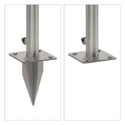 Best Vandhane med slangeholder, 66x30x15 cm, Sølv Vanding