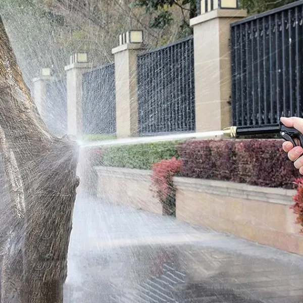 Hot VANDPISTOL TIL VANDSLANGE JUSTERBAR HAVESPRINKLERE Vanding