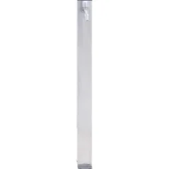 Vanding^Vandsøjle i rustfrit stål - 60 cm firkantet | Farve: Sølv | Størrelse: 60 cm