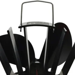 Discount Varmedrevet ovnventilator 4 blade sort - Brændeovnsventilator - Brændeovnsventilatorer - Home & Living Tilbehør Til Brændeovne & Pejse