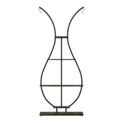 Online Vaseformet Planteholder, Fem Niveauer, Dekorativt Design,sort Krukker & Plantebeholdere