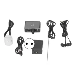 Sale Vattenläckagedetektering Högkänslig läckagemonitor Ljudjustering Vattenledningsläckageövervakning för hemmet EU-kontakt 100‑240V Lækagedetektorer