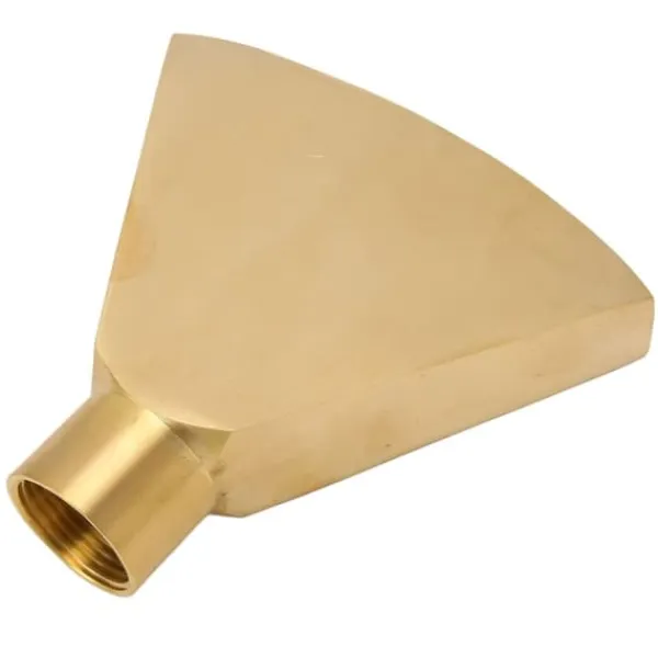 Outlet Ventilatorformet springvandsdyse G1 tommer messing fladt hovedsprøjtedyse Springvandsprinklerhoved til havebassindam landskabspleje Springvand & Damme
