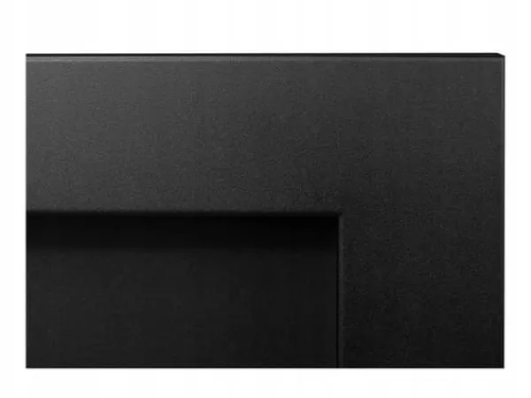 Brændeovne^Væghængt biopejs 65x40x12 cm Flammeregulering Sort struktureret mat