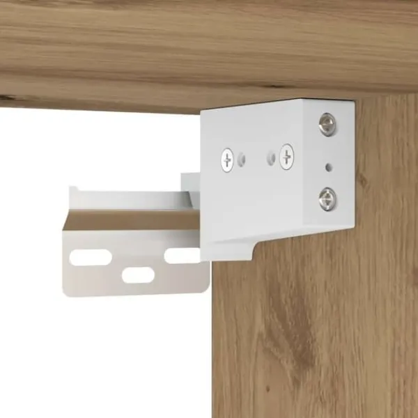 Clearance Vægskab til garage - Stabilt konstrueret træ | Farve: Natur | Størrelse: 80x30x90 cm Skure, Garager & Carports
