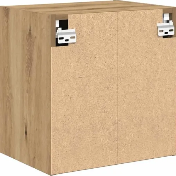 Clearance Vægskab til garage - Stabilt konstrueret træ | Farve: Natur | Størrelse: 80x30x90 cm Skure, Garager & Carports