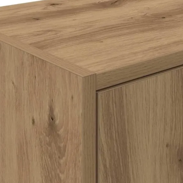 Clearance Vægskab til garage - Stabilt konstrueret træ | Farve: Natur | Størrelse: 80x30x90 cm Skure, Garager & Carports