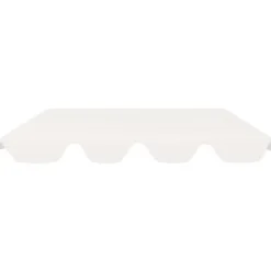 New baldakin til havegynge 188/168x145/110 cm hvid - Festtelte & havepavilloner – tage Telte & Lysthuse