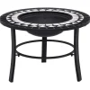 vidaXL Pejse^bålfad mosaik 68 cm keramik sort og hvid - Ildsteder