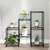 Online blomsterstativ 83x25x80 cm jern sort - Planteborde Plantestativer