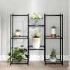 vidaXL Plantestativer^blomsterstativ 83x25x80 cm jern sort - Planteborde