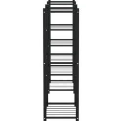 vidaXL Plantestativer^blomsterstativ 83x25x80 cm jern sort - Planteborde