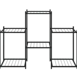 Discount blomsterstativ 83x25x60 cm jern sort - Planteborde Plantestativer