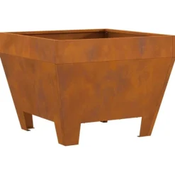 Outlet Bålsted Brun 50 x 50 x 38 cm Forvitret stål Pejse