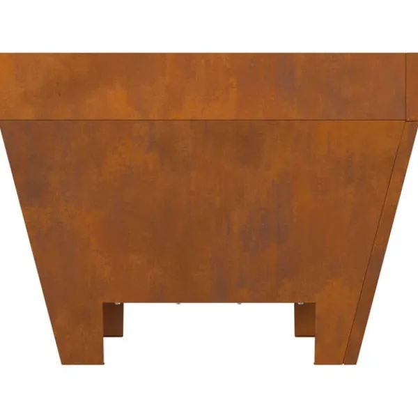 Outlet Bålsted Brun 50 x 50 x 38 cm Forvitret stål Pejse