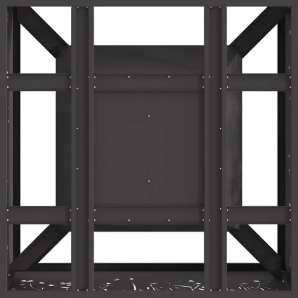 Online Bålsted Sort 60 x 60 x 30 cm Koldvalset stål Pejse