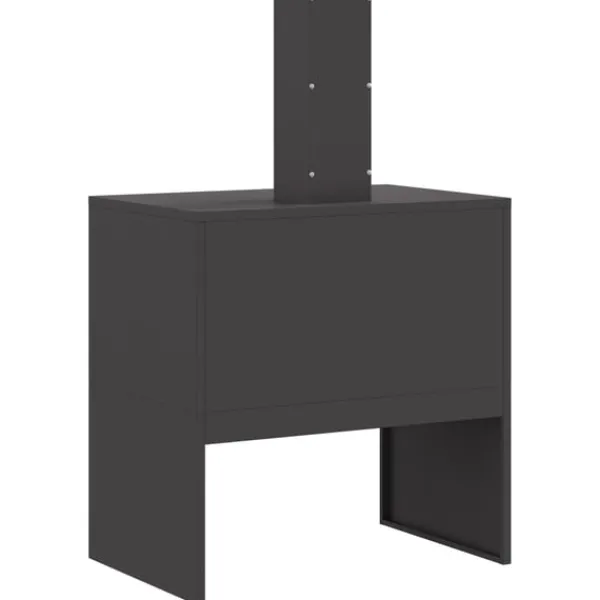 vidaXL Brændeovne^Bålsted Sort 60 x 40 x 96 cm Koldvalset stål