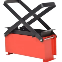 Outlet briketpresser til papir 34x14x14 cm sort og rød - Pejseredskaber Tilbehør Til Brændeovne & Pejse