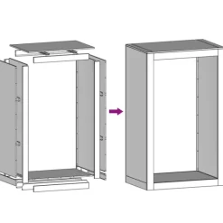 vidaXL Tilbehør Til Brændeovne & Pejse^Brændereol 60x40x100 cm i vejrbestandigt stål