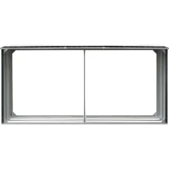 vidaXL Skure, Garager & Carports^brændeskur 330 x 92 x 153 cm galvaniseret stål antracitgrå