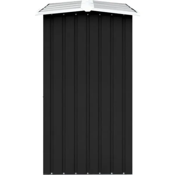 vidaXL Tilbehør Til Brændeovne & Pejse^brændeskur 330 x 92 x 153 cm galvaniseret stål antracitgrå - Brændekurve – tilbehør