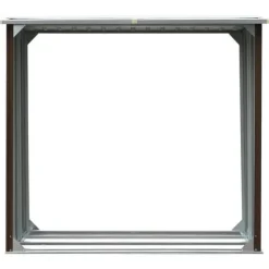Discount brændeskur 172 x 91 x 154 cm galvaniseret stål brun - Brændekurve – tilbehør Tilbehør Til Brændeovne & Pejse