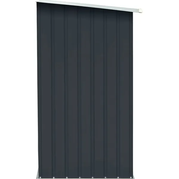 Outlet brændeskur til haven 163x83x154 cm galvaniseret stål antracitgrå Skure, Garager & Carports