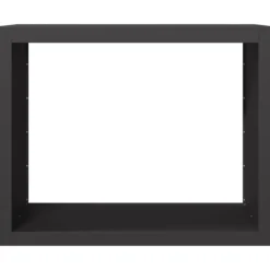 Clearance brændestativ 100x40x80 cm stål sort Tilbehør Til Brændeovne & Pejse