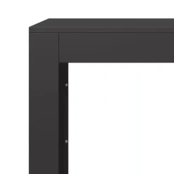 Clearance brændestativ 100x40x80 cm stål sort Tilbehør Til Brændeovne & Pejse