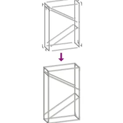 Hot brændestativ 60x25x100 cm koldvalset stål sort Tilbehør Til Brændeovne & Pejse