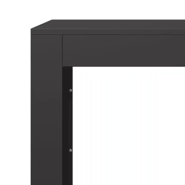 vidaXL Tilbehør Til Brændeovne & Pejse^brændestativ 100x40x100 cm stål sort