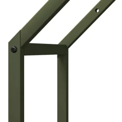 vidaXL Tilbehør Til Brændeovne & Pejse^brændestativ 40x25x60 cm koldvalset stål olivengrøn