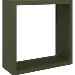 brændestativ 100x40x100 cm stål grøn Tilbehør Til Brændeovne & Pejse