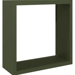 brændestativ 100x40x100 cm stål grøn Tilbehør Til Brændeovne & Pejse