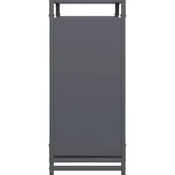 vidaXL Tilbehør Til Brændeovne & Pejse^brændestativ 60x28x65 cm koldvalset stål antracitgrå