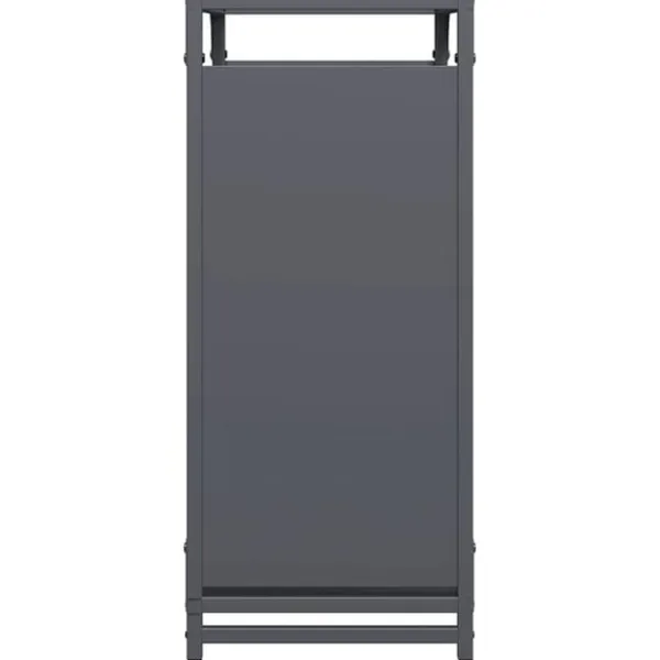 vidaXL Tilbehør Til Brændeovne & Pejse^brændestativ 60x28x65 cm koldvalset stål antracitgrå