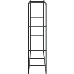 vidaXL Tilbehør Til Brændeovne & Pejse^brændestativ 110x30x116 cm stål sort