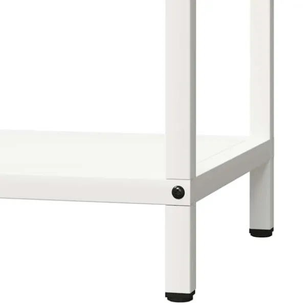 vidaXL Tilbehør Til Brændeovne & Pejse^brændestativ 40x25x90 cm koldvalset stål hvid