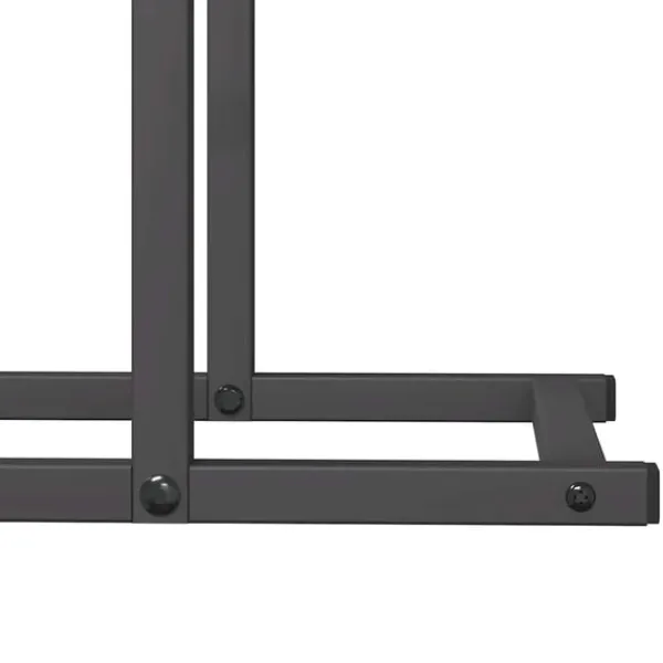 vidaXL Tilbehør Til Brændeovne & Pejse^brændestativ 50x25x60 cm koldvalset stål sort