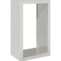 brændestativ 60x40x100 cm rustfrit stål Tilbehør Til Brændeovne & Pejse
