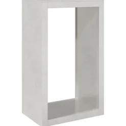 brændestativ 60x40x100 cm rustfrit stål Tilbehør Til Brændeovne & Pejse