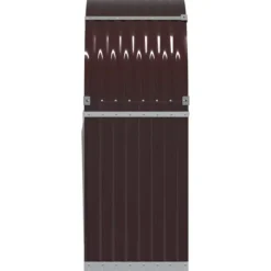 Discount brændestativ 80x45x120 cm galvaniseret stål brun - Brændekurve Tilbehør Til Brændeovne & Pejse