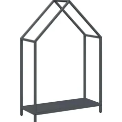 New brændestativ 60x25x90 cm koldvalset stål antracitgrå Tilbehør Til Brændeovne & Pejse