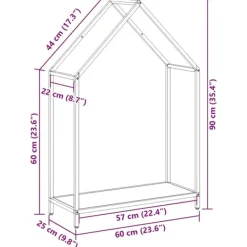 New brændestativ 60x25x90 cm koldvalset stål antracitgrå Tilbehør Til Brændeovne & Pejse