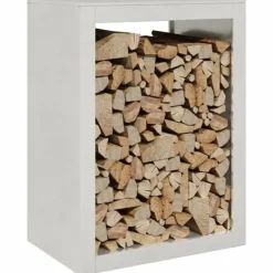 vidaXL Tilbehør Til Brændeovne & Pejse^brændestativ 60x40x80 cm rustfrit stål