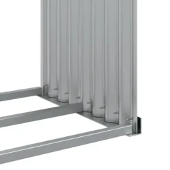 vidaXL Tilbehør Til Brændeovne & Pejse^brændestativ 120x45x100 cm galvaniseret stål grøn - Brændekurve