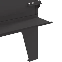 vidaXL Brændeovne^Campingkomfur Sort 35 x 50 x 60 cm Koldvalset stål