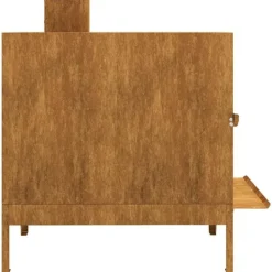 vidaXL Brændeovne^campingkomfur 35x50x60 cm cortenstål